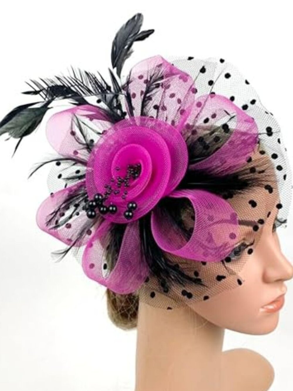 Kentucky Derby Fascinator Hat Beautiful Color Tea Party Derby